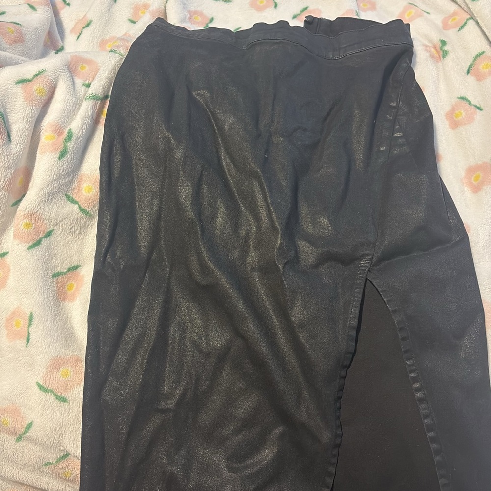 7 For All Mankind Black Skirt